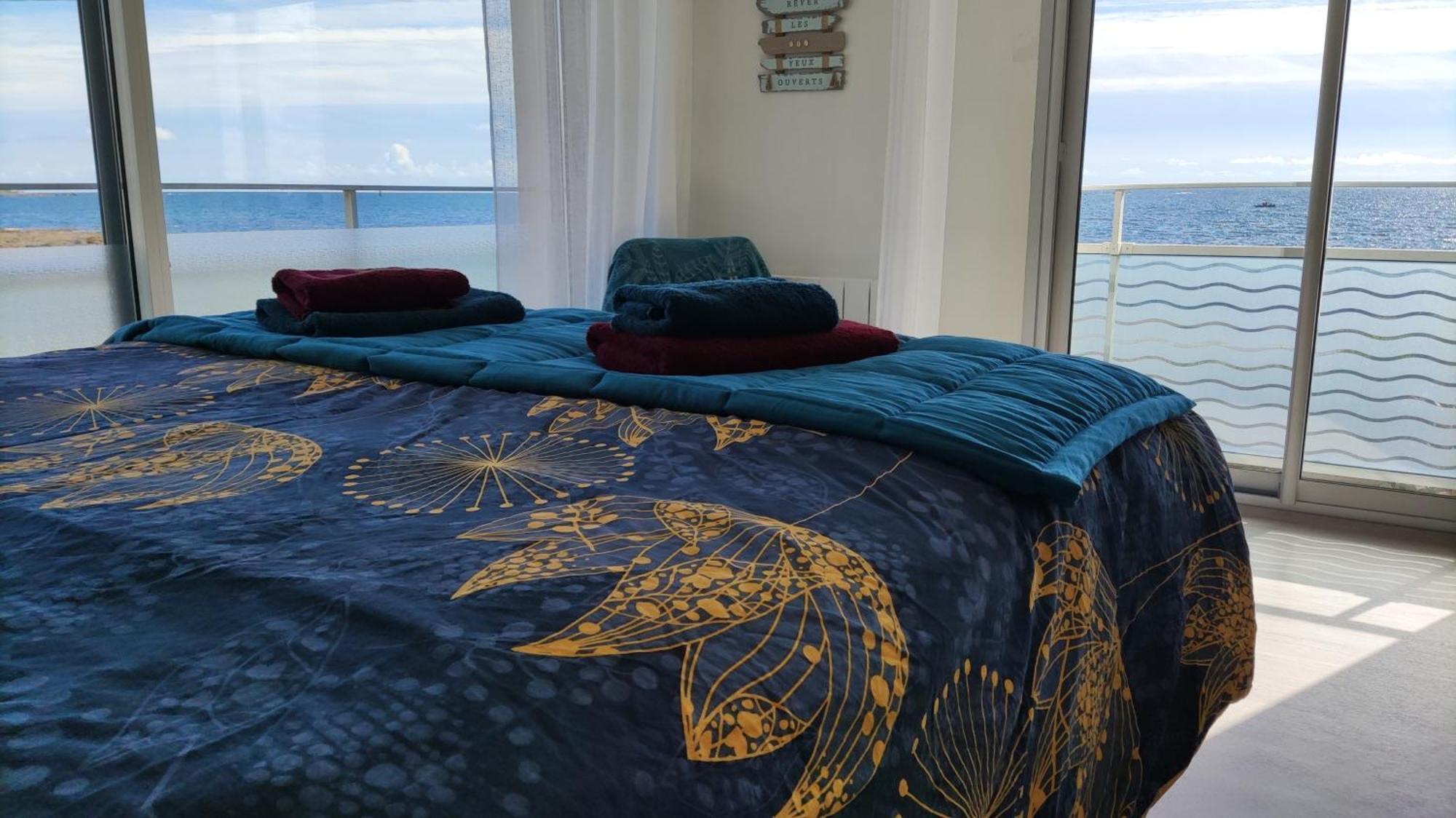 Appartement T3 De 74M2 Tres Lumineux Vue Panoramique Mer Et Plages Concarneau Exterior photo